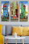 Wallity Cuadro Decorativo de MDF Multicolor (3 Piezas)